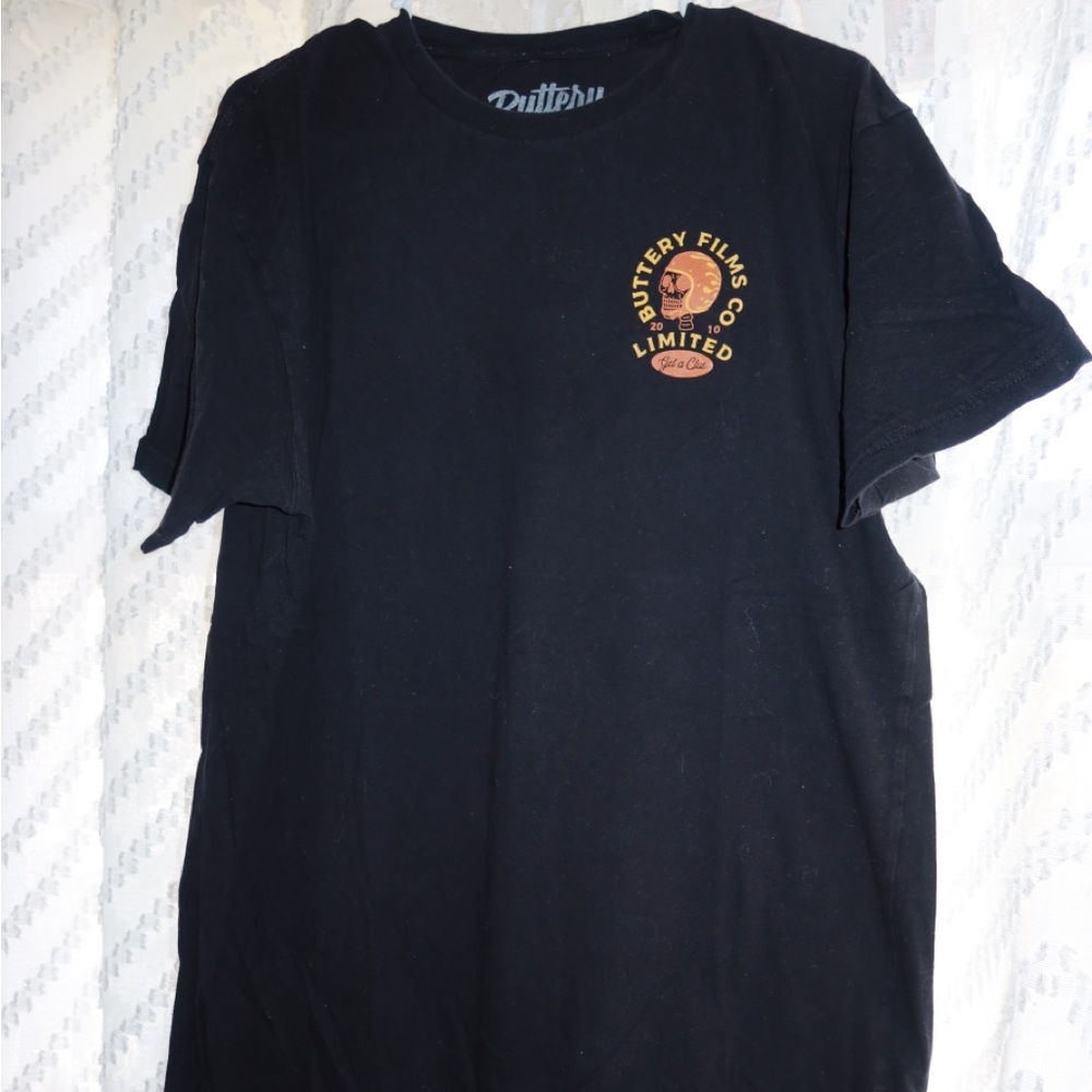 Buttery Films Co Black Graphic T-Shirt